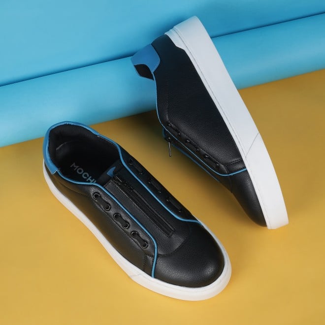 Mochi Men Black Casual Sneakers