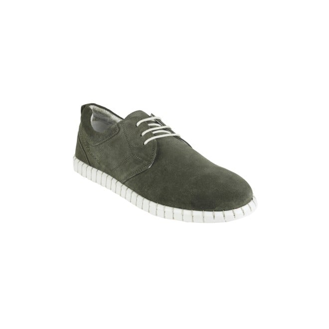 Genx Men Olive Casual Lace Up