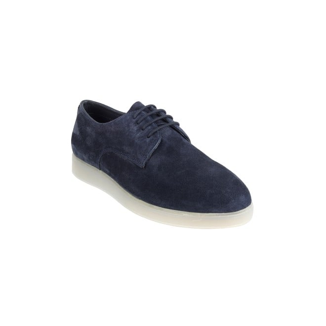 Genx Men Navy-Blue Casual Lace Up