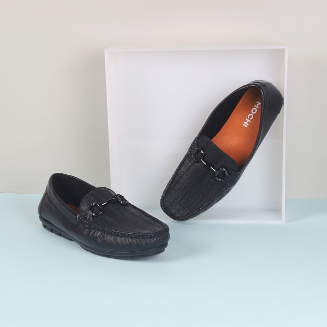 Genx Men Black Casual Loafers