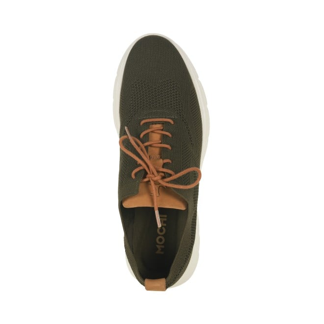 Genx Men Olive Casual Sneakers (SKU: 71-329-49-40)