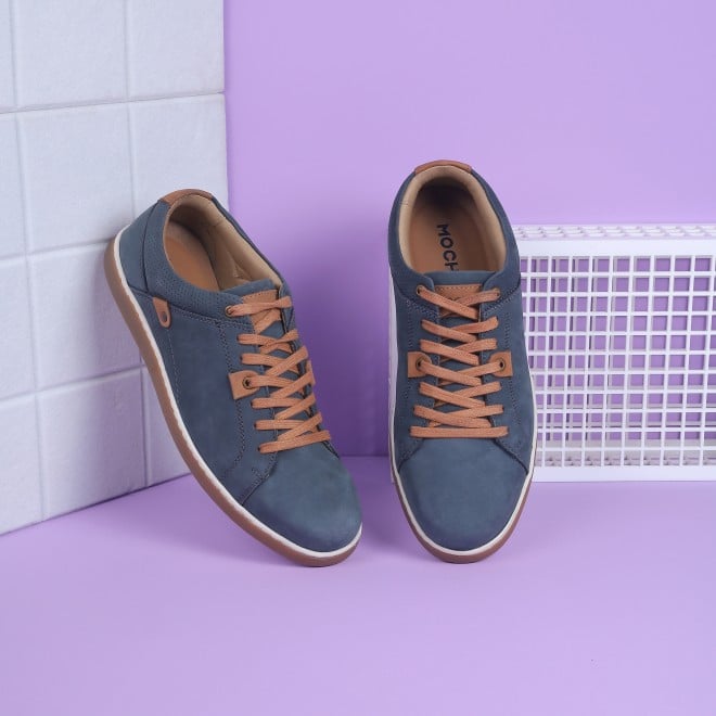 Mochi Men Blue Casual Sneakers