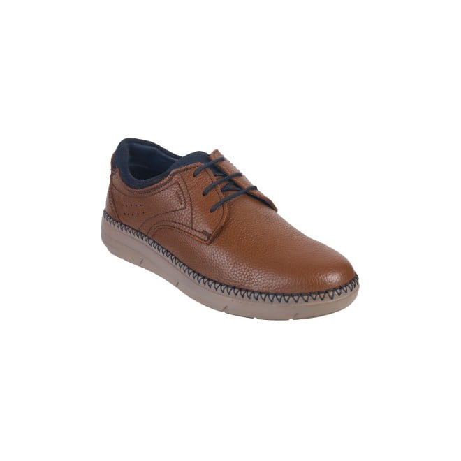 Genx Men Tan Casual Lace Up