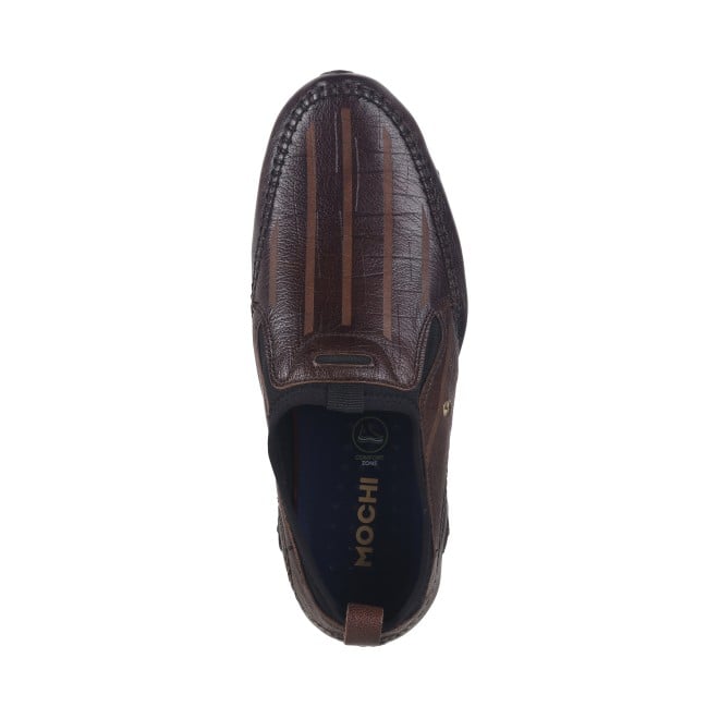 Genx Men Brown Casual Loafers (SKU: 71-334-12-40)