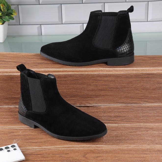 Genx Men Black Casual Boots