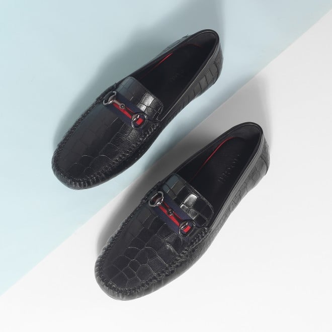 Genx Men Black Casual Loafers