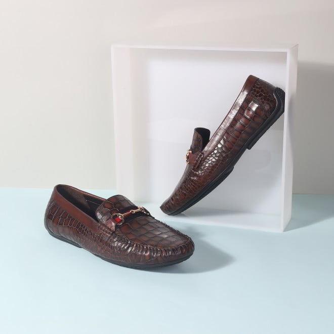 Genx Men Brown Casual Loafers