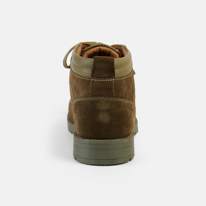 Mochi Men Olive Casual Boots (SKU: 71-371-49-40)