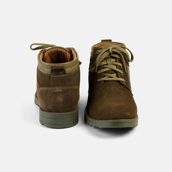 Mochi Men Olive Casual Boots (SKU: 71-371-49-40)