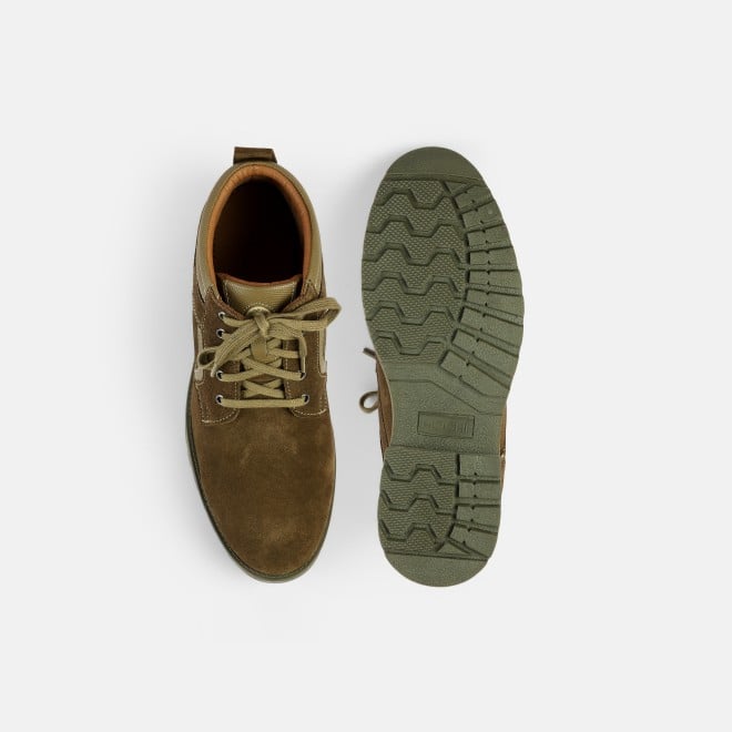 Mochi Men Olive Casual Boots (SKU: 71-371-49-40)