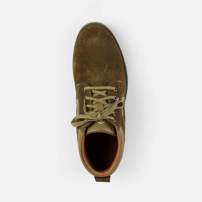 Mochi Men Olive Casual Boots (SKU: 71-371-49-40)