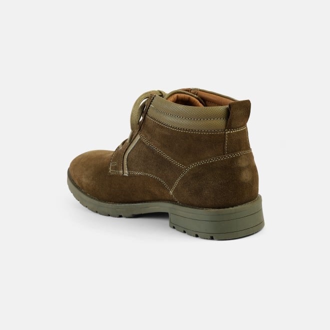 Mochi Men Olive Casual Boots (SKU: 71-371-49-40)