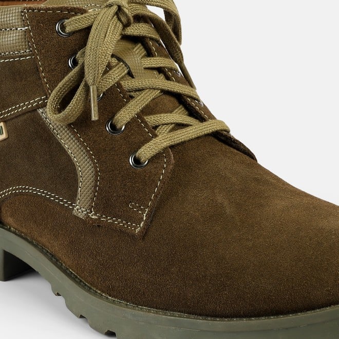 Mochi Men Olive Casual Boots (SKU: 71-371-49-40)