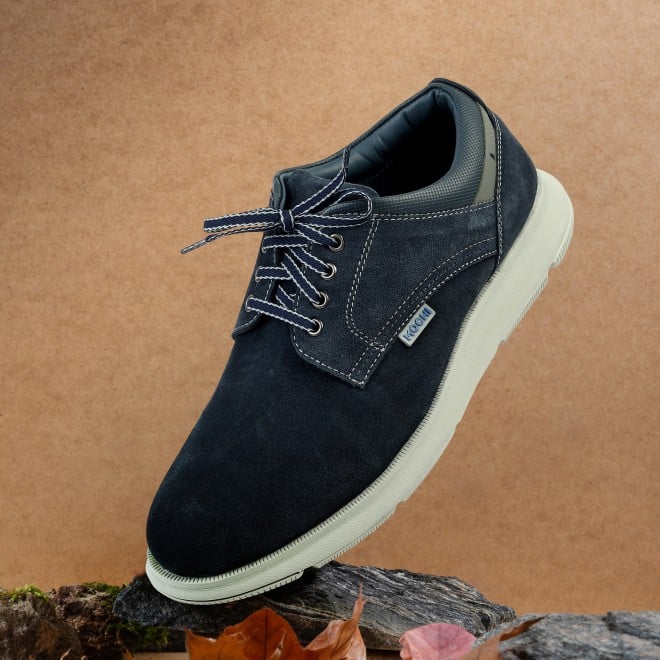Mochi Men Blue Casual Lace Up