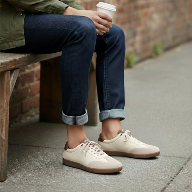 Mochi Men Beige Casual Sneakers (SKU: 71-382-20-41)