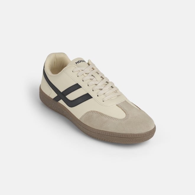 Mochi Men Beige Casual Sneakers