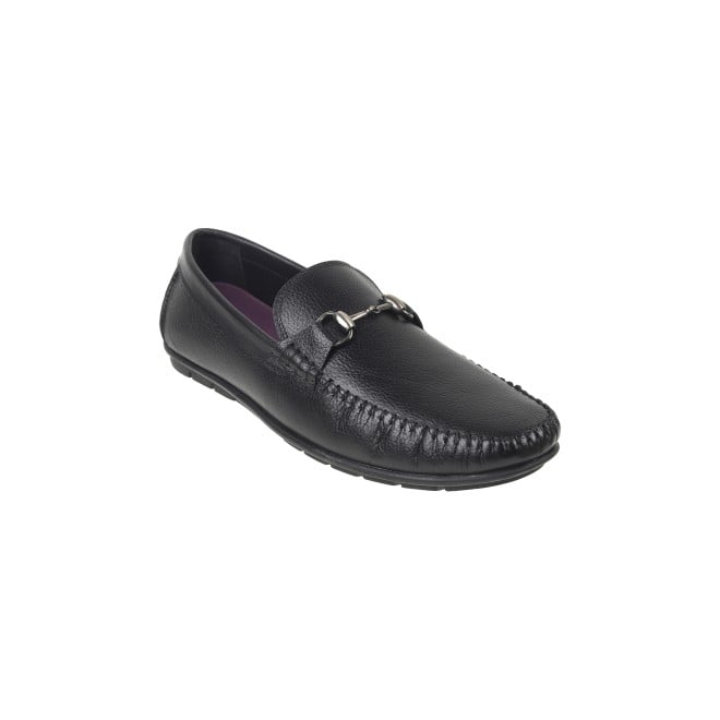 Mochi Men Black Casual Loafers
