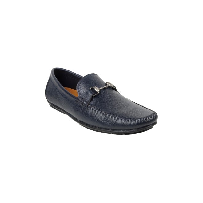 Mochi Men Blue Casual Loafers