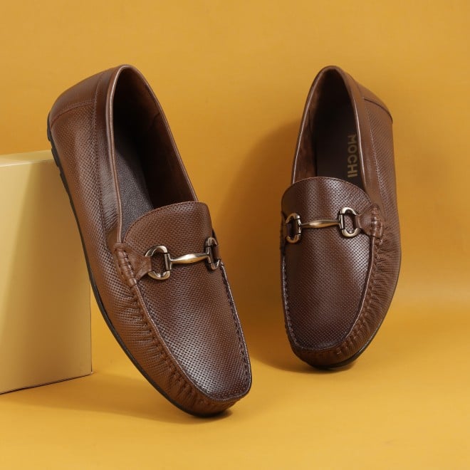 Mochi Men Tan Casual Loafers (SKU: 71-392-23-40)