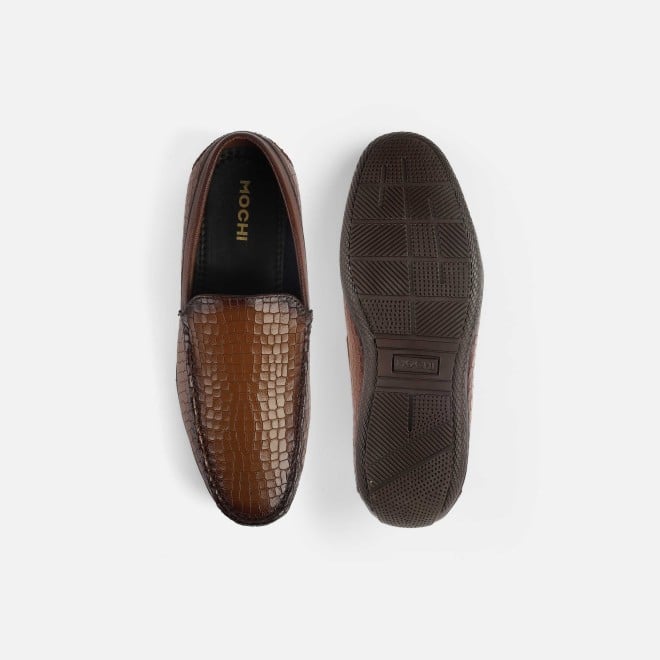 Mochi Men Tan Casual Loafers (SKU: 71-395-23-40)