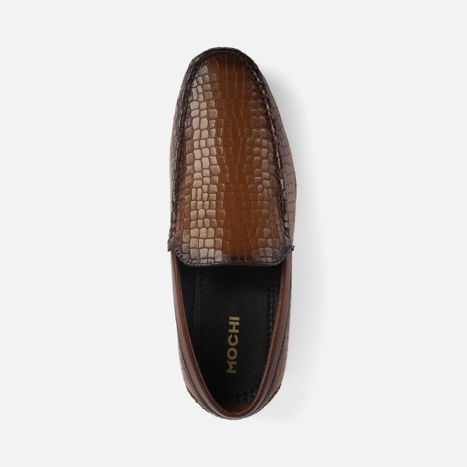 Mochi Men Tan Casual Loafers (SKU: 71-395-23-40)