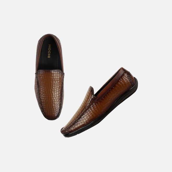 Mochi Men Tan Casual Loafers (SKU: 71-395-23-40)