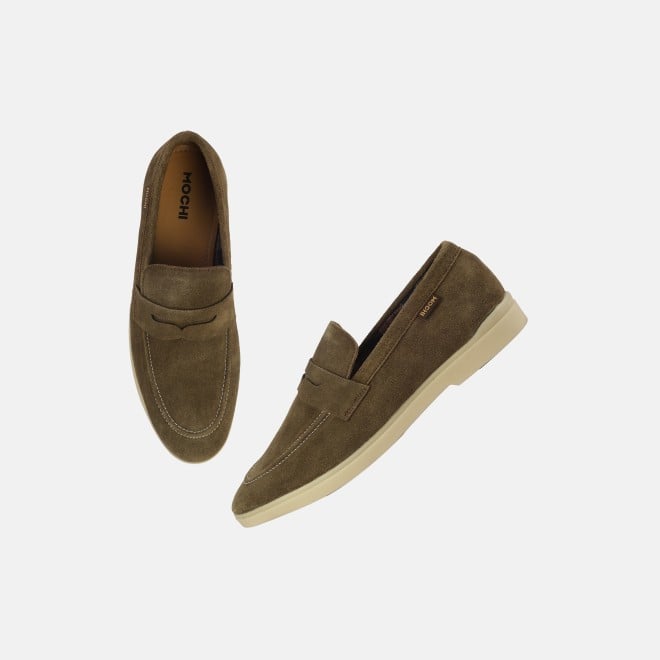 Mochi Men Olive Casual Loafers (SKU: 71-399-49-40)