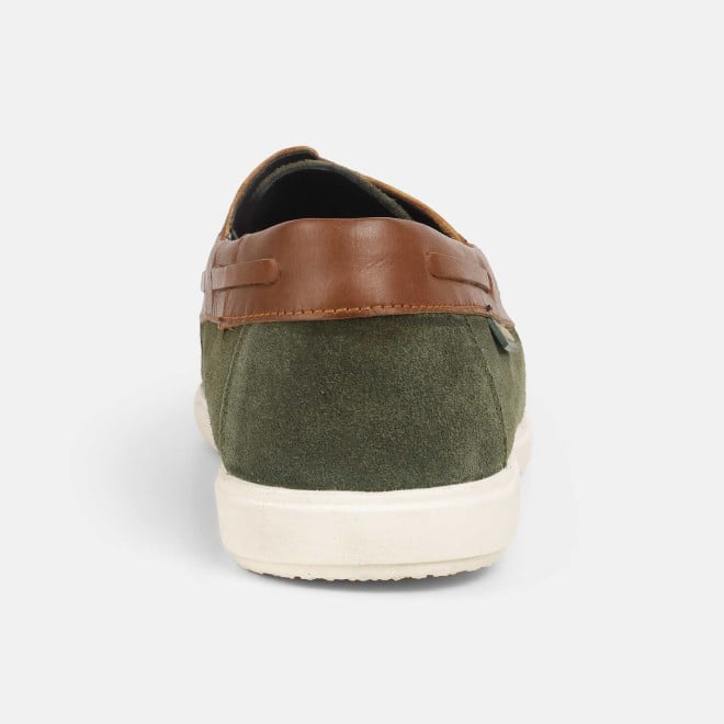 Mochi Men Green Casual Lace-Up (SKU: 71-403-21-40)