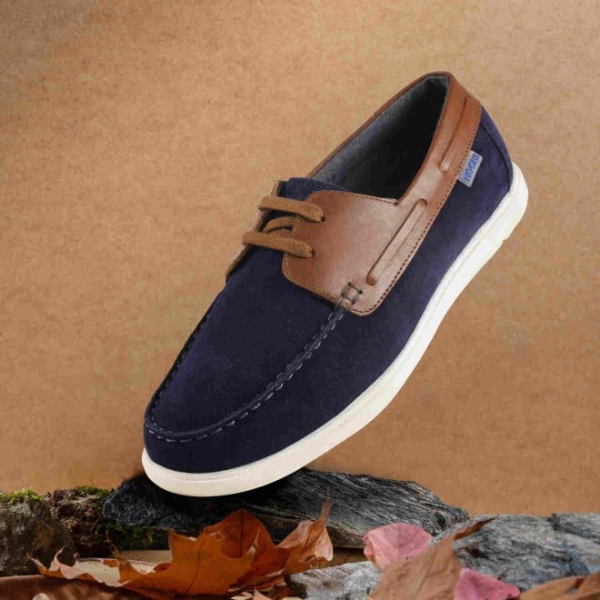 Mochi Men Blue Casual Lace-Up