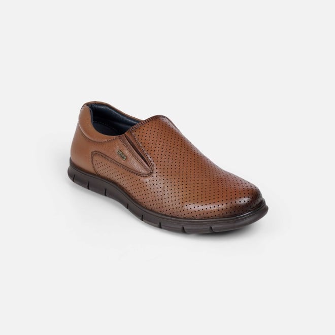 Mochi Men Tan Formal Moccasin