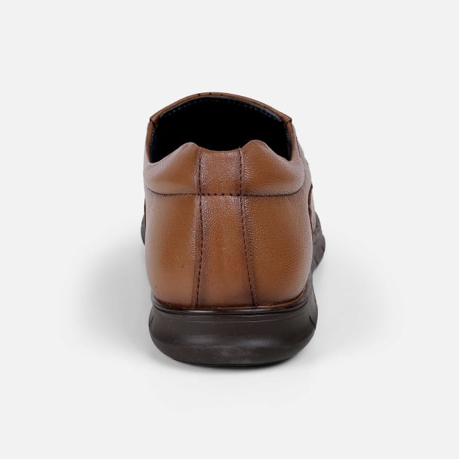 Mochi Men Tan Formal Moccasin (SKU: 71-406-23-40)
