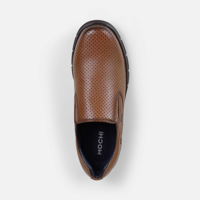 Mochi Men Tan Formal Moccasin (SKU: 71-406-23-40)