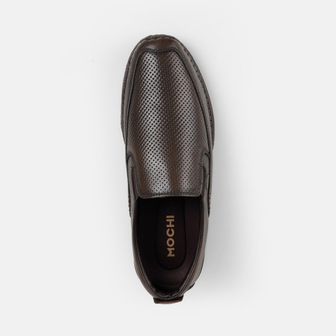 Mochi Men Brown Casual Loafers (SKU: 71-407-12-40)