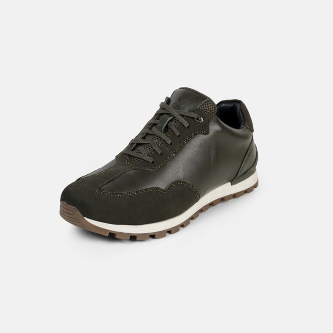 Mochi Men Green Casual Lace Up (SKU: 71-408-21-41)
