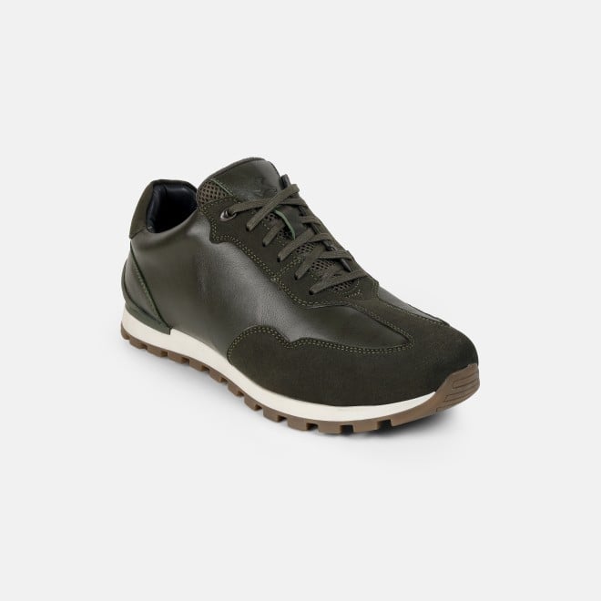 Mochi Men Green Casual Lace Up (SKU: 71-408-21-41)