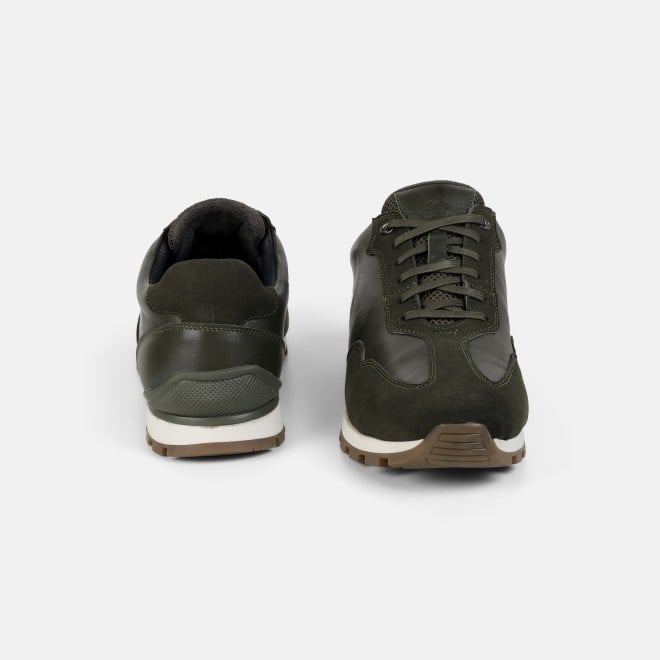 Mochi Men Green Casual Lace Up (SKU: 71-408-21-41)