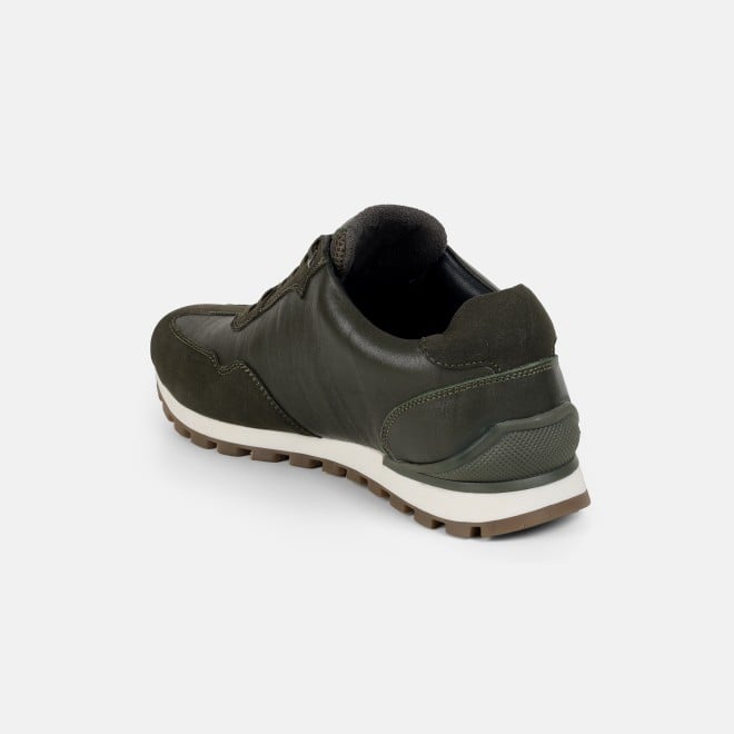 Mochi Men Green Casual Lace Up (SKU: 71-408-21-41)