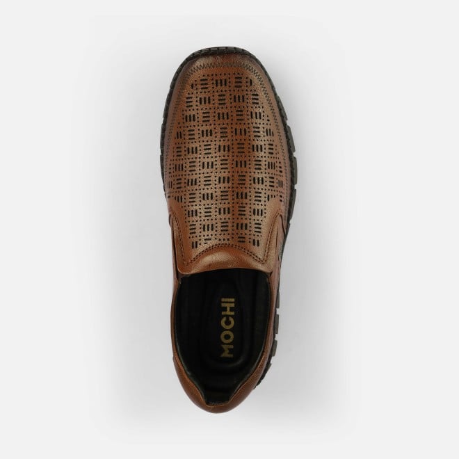 Mochi Men Tan Casual Loafers (SKU: 71-409-23-40)