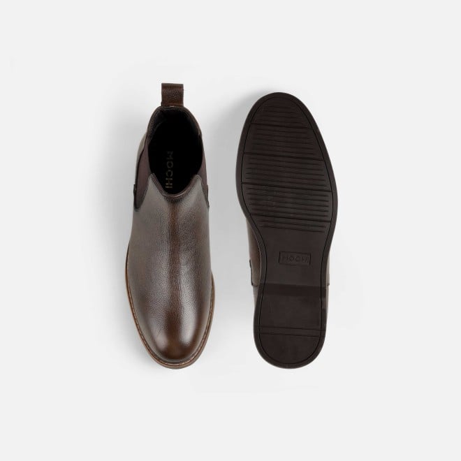 Mochi Men Brown Casual Boots (SKU: 71-413-12-40)