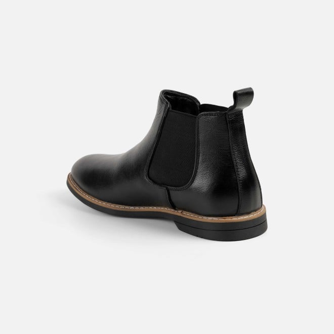 Mochi Men Black Casual Boots (SKU: 71-413-11-40)