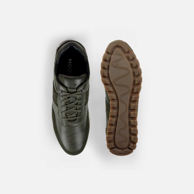 Mochi Men Green Casual Lace Up (SKU: 71-414-21-40)
