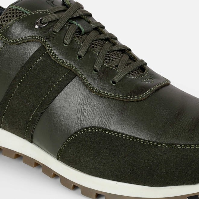 Mochi Men Green Casual Lace Up (SKU: 71-414-21-40)