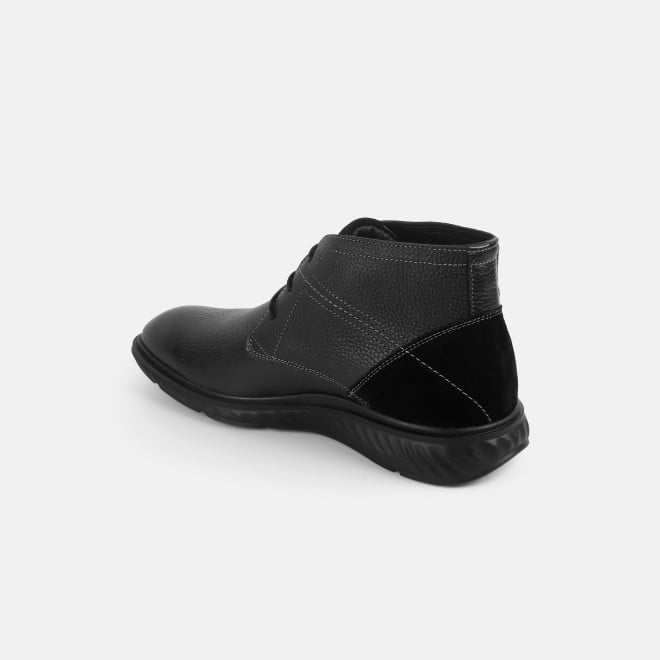 Mochi Men Black Casual Boots (SKU: 71-425-11-40)