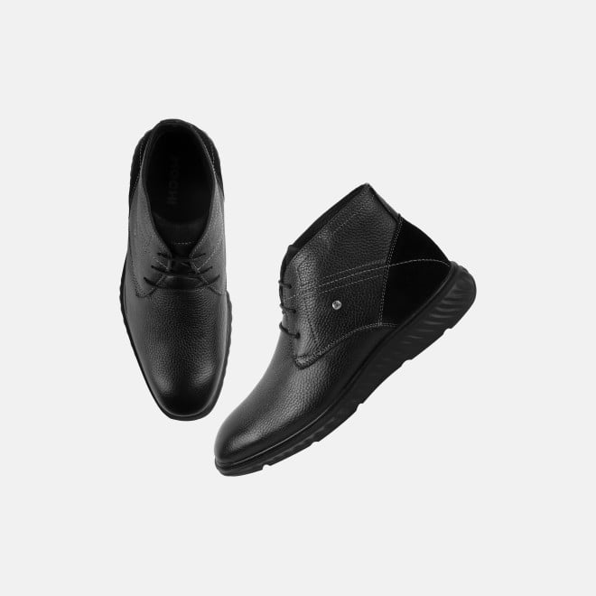 Mochi Men Black Casual Boots (SKU: 71-425-11-40)