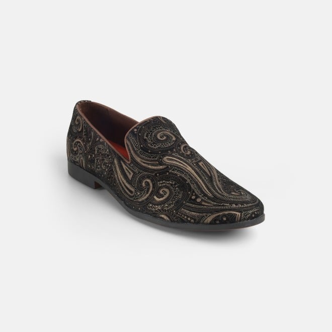 Mochi Men Brown Party Moccasin