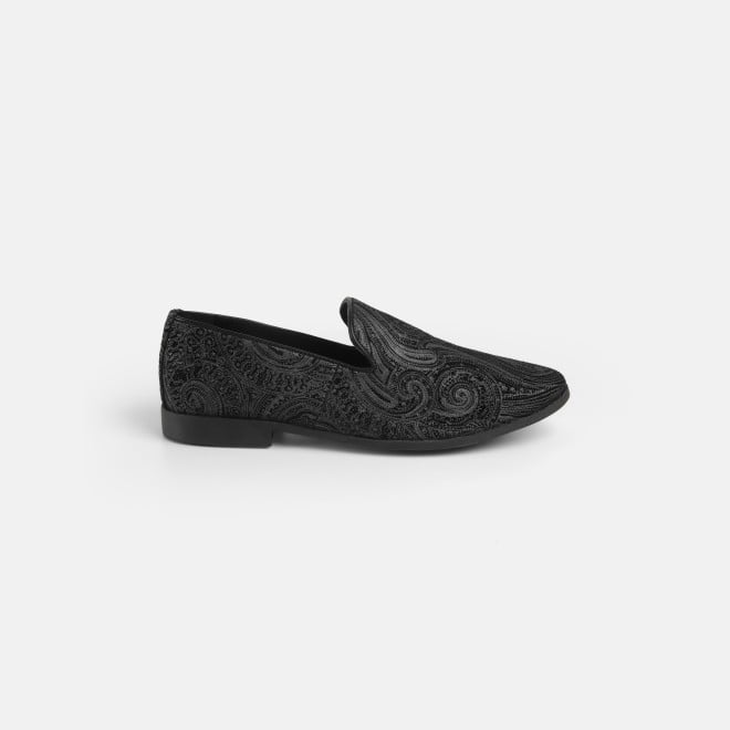 Mochi Men Black Party Moccasin (SKU: 71-427-11-40)