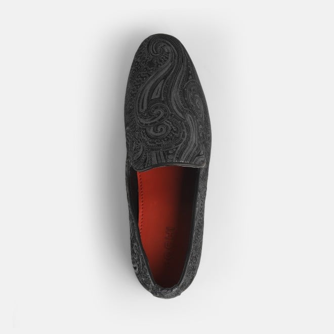 Mochi Men Black Party Moccasin (SKU: 71-427-11-40)