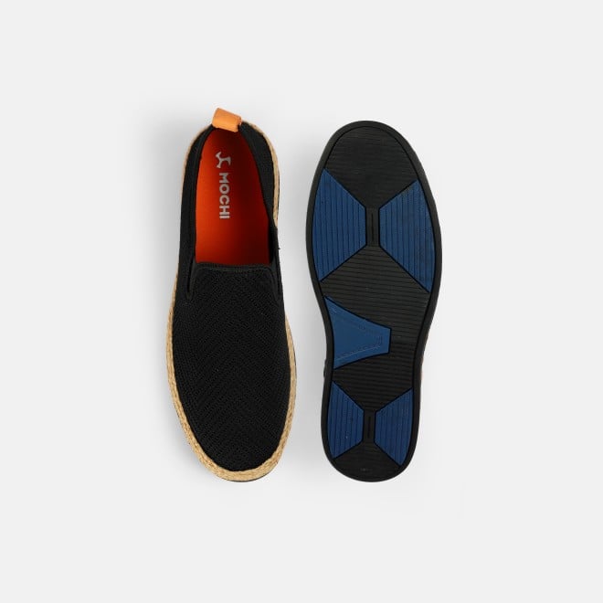 Mochi Men Black Casual Moccasin (SKU: 71-431-11-40)