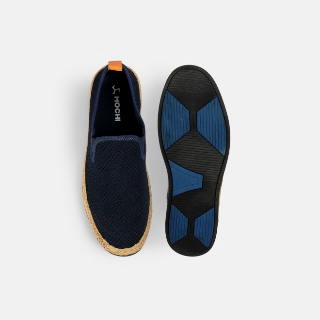 Mochi Men Blue Casual Moccasin (SKU: 71-431-45-41) Mochi Men Blue Casual Moccasin (SKU: 71-431-45-41)