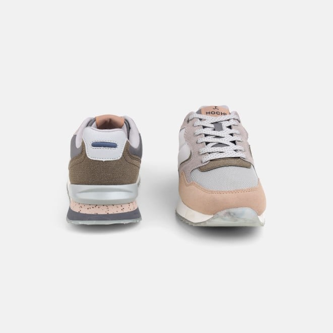 Mochi Men Beige Sports Walking Shoes (SKU: 71-433-20-40)